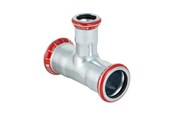 Druckrohre und Armaturen - Geberit T-piece cst d42-28-42 zn-pl - 21219