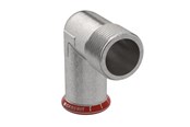 Druckrohre und Armaturen - Geberit Elbowad mt cst 90g d22-r3/4 zn-pl - 21618