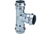 Druckrohre und Armaturen - Viega Prestabo T-piece 42 mm galvanized steel - 558666