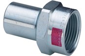 Druckrohre und Armaturen - Viega Prestabo insert piece 15 x 1/2" galvanized steel - 559137