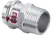 Druckrohre und Armaturen - Viega Prestabo transition 28 x 3/4" sleeve/nipple galvanized steel - 641993