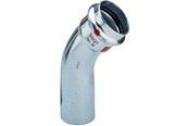 Druckrohre und Armaturen - Viega Prestabo bend 45° 15 Steel/Galvanized 558338 - 558338