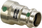 Druckrohre und Armaturen - Viega Megapress adapter 28 x 1" socket/socket - 736293