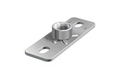 Rohraufhängung und Kupplungen - Flamco Backplate gp 34 x 120 x 40 mm - 39411