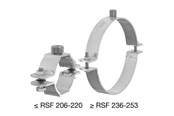 Rohraufhängung und Kupplungen - Flamco rsf clip g1/2-m10 x 45-49 - 54207