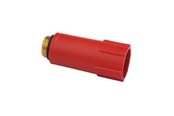 Buchsen, Rosetten, Spannvorrichtungen und Kissenbänder - Flamco sx construct plug + brass th. g12m red - F22308