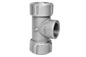 Klemmringverschraubungen - +GF+ Tee primofit 3/4"xrp3/4" g - 775312052