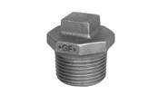 Gewindestücke - Georg-Fischer Plug beaded black 1/4 - 770290102