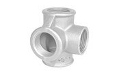 Gewindestücke - +GF+ Tee galvanized side outlet 3/4 - 770223205