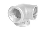 Gewindestücke - +GF+ Elbow galvanized side outlet 3/4 - 770221205