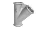 Gewindestücke - +GF+ Tee 45° black 3/4 - 770165105