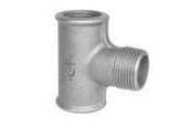Gewindestücke - +GF+ Tee galvanized for med f 1/2 - 770133204