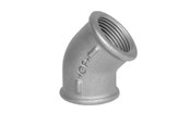 Gewindestücke - +GF+ Elbow 45° black for f 2 - 770120109