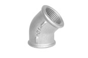 Gewindestücke - Georg-Fischer Elbow 45° galvanized for f 3/8 - 770120203