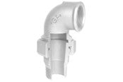 Gewindestücke - +GF+ Union elbow galvanized conical for m 1 - 770098206