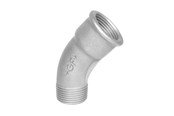 Gewindestücke - Georg-Fischer Long sweep bend 45° galvanized for m 1/4 - 770040202