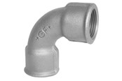Gewindestücke - +GF+ Short bend 90° black for f 3/4 - 770012105