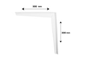 Halterungen & Scharniere - Home>it Shelf bracket T-profile 300 x 300mm - white - 16310
