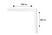 Halterungen & Scharniere  - Home>it Shelf bracket T-profile 250 x 300mm - white - 16360