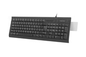 Tastaturen - Natec KLAWIATURA Z CZYTNIKIEM KART SMART ID MORAY - Tastaturen - Englisch (US) - Schwarz - NKL-1055