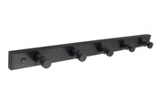 Halterungen & Scharniere  - Home>it Pine coat rack – 5 pegs – black - 12212