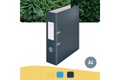 Briefordner und Ringmappen - Leitz Qualitäts-Ordner 180° Cosy Soft-Touch Samtgrau - 10610089