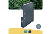 Briefordner und Ringmappen - Leitz Qualitäts-Ordner 180° Cosy Soft-Touch Samtgrau - 10620089