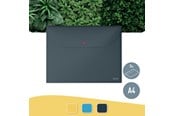 Taschen, Umschläge und Register - Leitz Cosy Privacy Dokumentenhülle mit zwei Taschen Samtgrau - 47090089