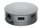 Dockingstationen - Dell Mobile Adapter DA310 - USB-C - 7-Port - 1GBE - DELL-DA310