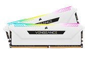 RAM - Corsair Vengeance RGB PRO SL DDR4-3200 - 16GB - CL16 - Dual Channel (2 pcs) - Intel XMP - Weiß mit RGB - CMH16GX4M2E3200C16W