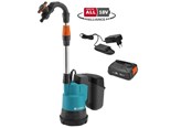 Gartenbewässerung - Gardena Battery Rain Water Tank Pump 2000/2 Li-18 ready-to-use Set - 14602-20