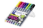 Hobby-Zubehör - Staedtler Universal pen Lumocolor perm M 8pcs - 317 WP8-1
