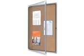 Konferenz und Präsentation - Nobo Premium Plus Schaukasten für den Innenbereich 9 x A4, Kork, Klapptür - 1902564