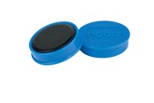 Konferenz und Präsentation - Nobo Magnete, 32 mm, 10 Stück, farbig sortiert Blau - 1915299