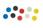 Konferenz und Präsentation - Nobo Magnete, 32 mm, 10 Stück, farbig sortiert Sortiert - 1915304