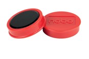 Konferenz und Präsentation - Nobo Magnete, 38 mm, extra stark, 10 Stück, farbig sortiert Rot - 1915307