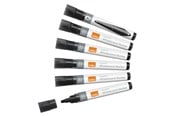 Konferenz und Präsentation - Nobo Liquid Ink Boardmarker, trocken abwischbar, 10 Stück Schwarz - 1915377