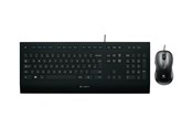 Tastaturen - Logitech Corded K280e - Tastatur - Französisch - Schwarz - 920-005210