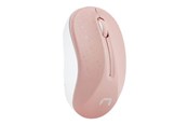 Maus - Natec Toucan - mouse - 2.4 GHz - white pink - Maus (Weiß) - NMY-1652