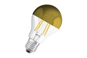 LED-Birnen - Osram LED-Lampe Standard 7W/827 (50W) filament clear mirror gold E27 - 4058075435346