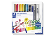 Hobby-Zubehör - Staedtler Floral Watercolour Set 100% PEFC - 61 3001-1
