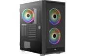 Gehäuse - AeroCool Geh Midi Graphite black v3 MicroATX/ATX/M - Gehäuse - Tower - Schwarz - ACCM-PB24133.11