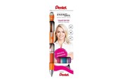 Utensilien zum Schreiben und Zeichnen - Pentel BL77-4COL Energel Roller 0.7mm  4-pack (Orange - Violet - Pink - Light Blue) - BL77-4COL