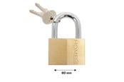 Sicherheitsausrüstung & Arbeitskleidung - Home>it Padlock brass - 60mm - 25360