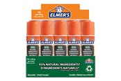 Kreativ-Spiele - Elmer's ökologische Klebestifte | 93 % natürliche Inhaltsstoffe | 100 % recyceltes Plastik | 20 g | 10 Stück - 2143887