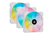 Gehäuselüfter - Corsair iCUE SP120 RGB Elite Performance White - Kit with iCUE Lighting Node CORE - Gehäuselüfter - 120mm - Weiß mit RGB-Beleuchtung - 27 dBA - CO-9050137-WW