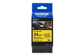 Papier, Fotopapier und Etiketten - Brother Tape brother 24 mm black/yellow flexible - TZEFX651