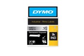 Papier, Fotopapier und Etiketten - DYMO Rhino Industrie Permanente Polyesteretiketten | 9 mm x 5,5 m | Schwarz auf Metallic - 18485