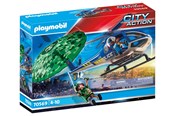 Figuren - Playmobil Polizei-Hubschrauber: Fallschirm-Verfolgung - 70569