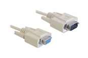 Display Kabel - DeLOCK serial extension cable - DB-9 to DB-9 - 5 m - 84016